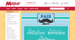 Desktop Screenshot of meparparafusos.com.br