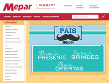 Tablet Screenshot of meparparafusos.com.br